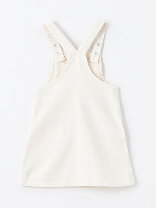 Kare Yaka Basic Ask?l? K?z Bebek Salopet Elbise - Waikiki фото 3