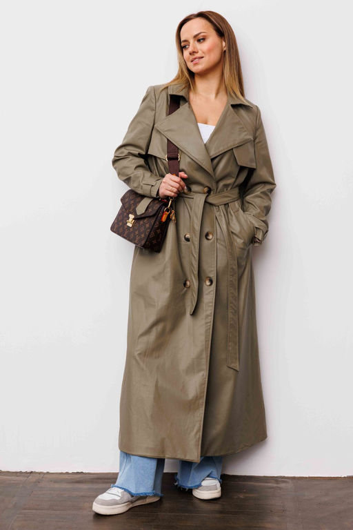 Плащ AURA 7036-164 олива