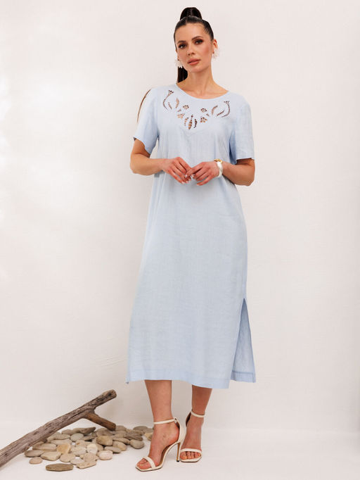 Платье Galean Style 1011 голубой