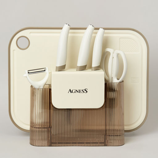 Набор кухонных предметов 7шт цвет айвори 671-029