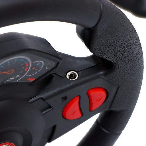 Джип радиоуправляемый Truck, масштаб 1:18, педали и руль, работает от аккумулятора, цвет красный