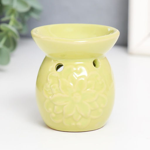 Аромалампа для эфирных масел Цветок и завитки, керамика, 7.5?7?7 см, МИКС - Simaland фото 6