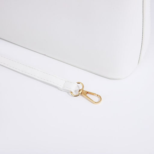 Сумка кросс-боди на молнии, цвет белый - Simaland фото 9