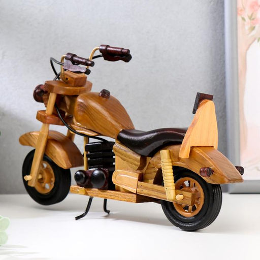 Фигурка дерево «Модель мотоцикла», 14×23.5×5 см, МИКС