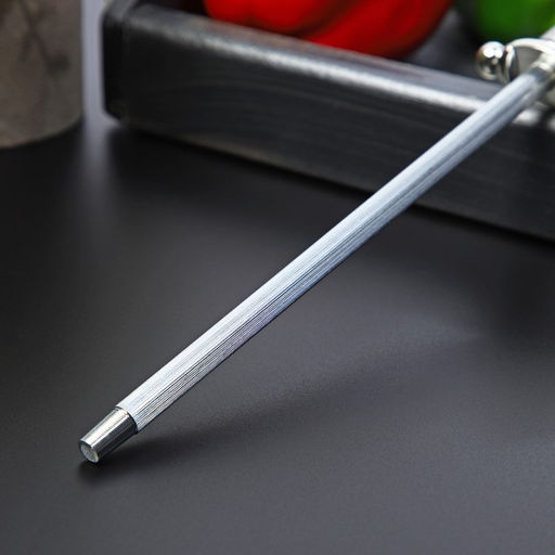 Мусат Доляна «Металлик», 29 см, круглое сечение, серебристый