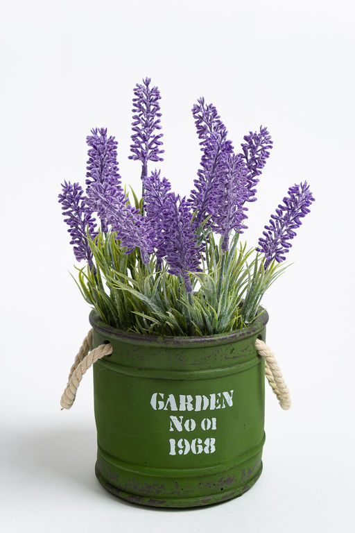 Кашпо с ручками, керамика (SF-2822) зеленый - Больше подарков фото 4