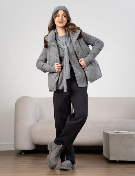 Брюки жен.арт.1076/2-4,темно-серые