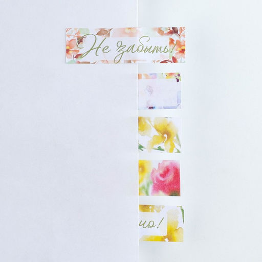 Цена за 2 шт. Стикеры-закладки, на подложке С 8 марта, Коша, 5 шт., 30 л/шт.