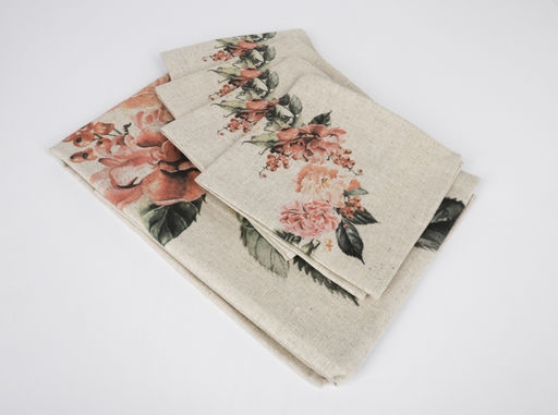 П16-24С188 Комплект столовый 110*110 + 4 салф. 38*38 Гортензия рис. 3 - Текс-дизайн фото 15