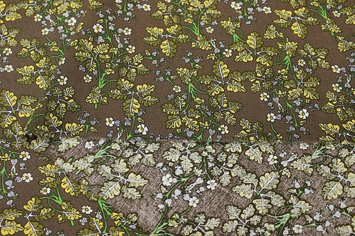 Штапель Мироль цв.шоколадно-коричневый, ш.1.45м, вискоза-100%, 100гр/м.кв - Купава фото 4