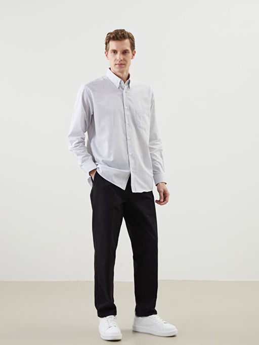 Regular Fit Uzun Kollu Poplin Erkek G?mlek