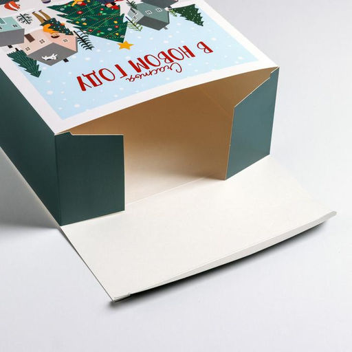 Коробка подарочная новогодняя складная «Новый год», 22 х 30 х 10 см, Новый год