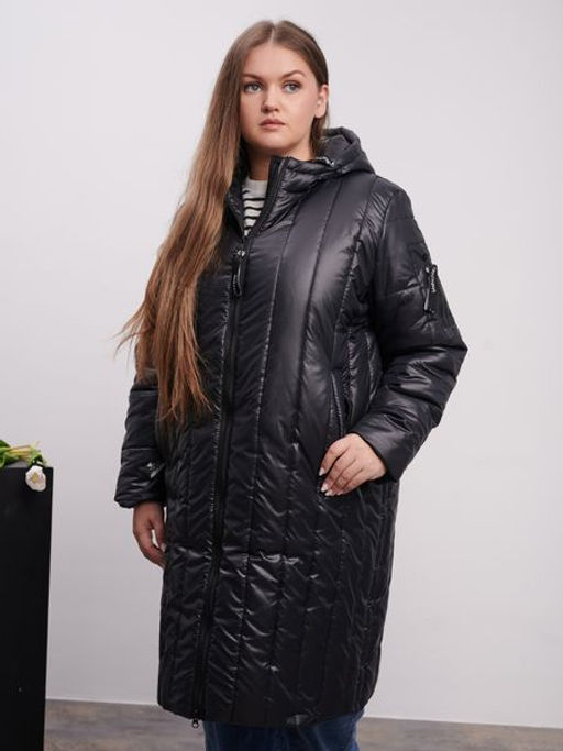 Пальто демисезонное Аврора черный - Yollochka фото 4