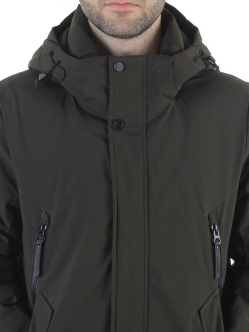 D6211 DK. GREEN Куртка мужская зимняя (200 гр. холлофайбер)