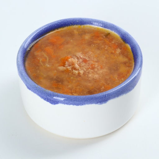 Пушистое счастье Беззерновый суп курица+овощи, 80 г для кошек  фото 2