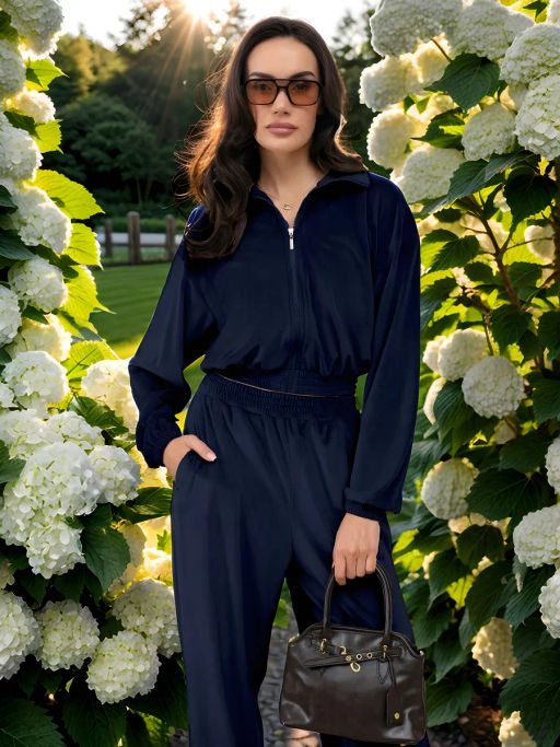 Костюм женский Элис Темно-синий - Modamica фото 11