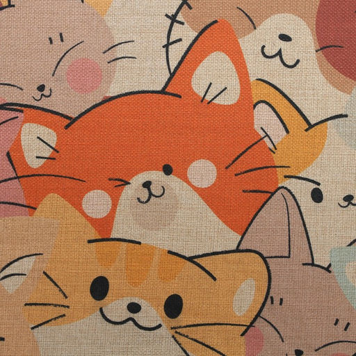 Коврик придверный «Котята», 40×60 см