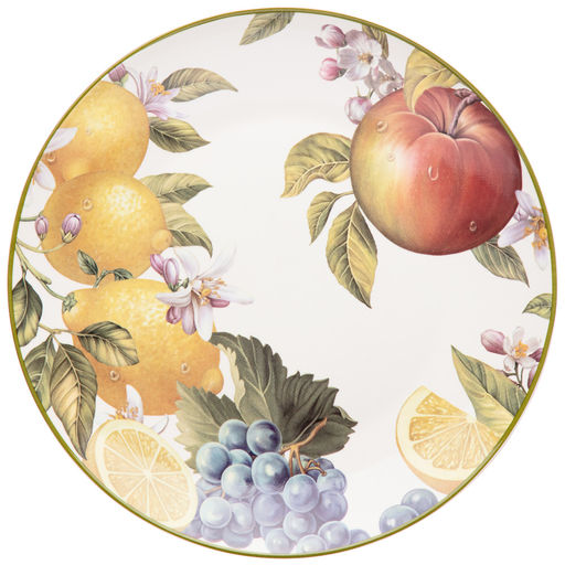 НАБОР ТАРЕЛОК ЗАКУСОЧНЫХ LEFARD ФРУКТЫ 2 ШТ. 20,5 СМ