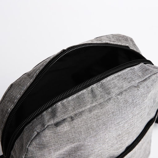 Рюкзак на молнии, с USB, 4 наружных кармана, сумка, пенал, цвет серый - Simaland фото 10