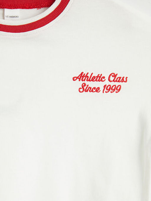 Bisiklet Yaka Nak??l? Erkek ?ocuk Ti??rt