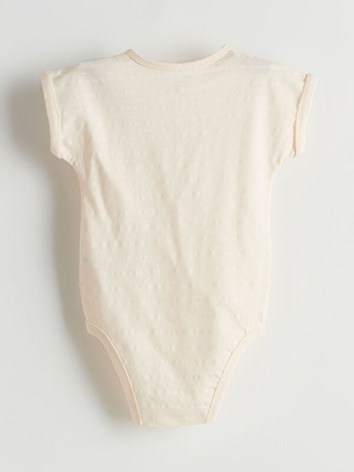 Basic Erkek Bebek ??t??tl? Bodysuit