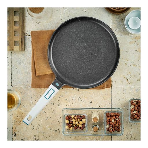 Сковорода блинная с антипригарным покрытием Walmer Rochester, 28 см, цвет голубой  фото 4