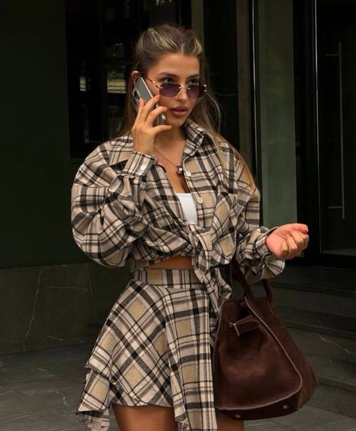 Костюм (рубашка+юбка) - Ksa фото 2