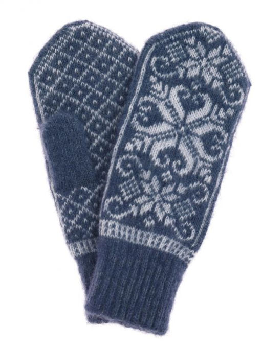 Варежки женские "Паук и снежинки" ПП 3237-11