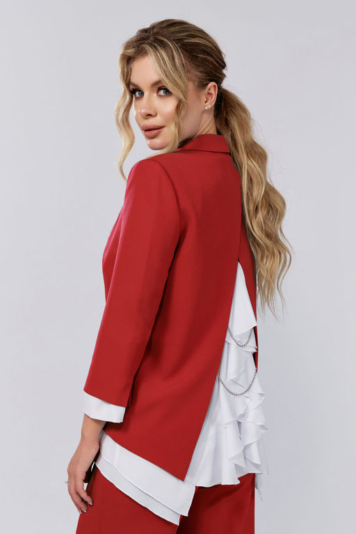 Костюм DOGGI 2904 красный+молочный  фото 5