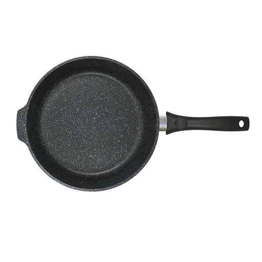 ЛА_АП_GRANIT (black) Сковорода глубокая 260мм с ручкой, , арт. сггч260а