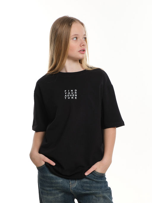 Футболка с принтом 22-9019 белый - Mini maxi фото 12