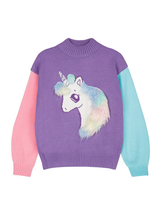 Свитер PlayToday Unicorn Kuromi мультиколор  фото 5