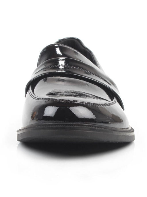 03-DCO163-1 BLACK Лоферы женские (натуральная кожа)