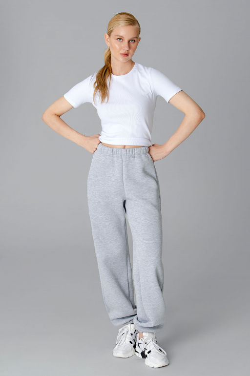 Арт. 7905 Брюки прямые с начесом 44-52 (5 шт) Цвет:серый - Калинка фото 6