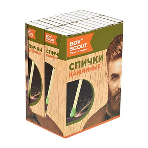 BOYSCOUT Спички Каминные 205 мм, 40 шт (отгрузка кратно 20 шт.) /40/20  фото 5