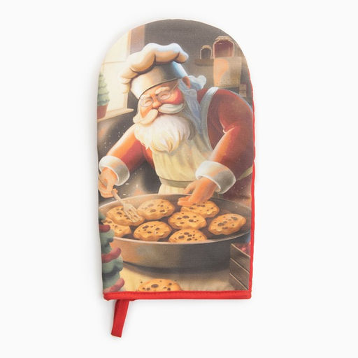 Варежка-прихватка новогодняя Этель Cookies, 15?28 см, саржа, хлопок 100%, ватин 250 г/м?
