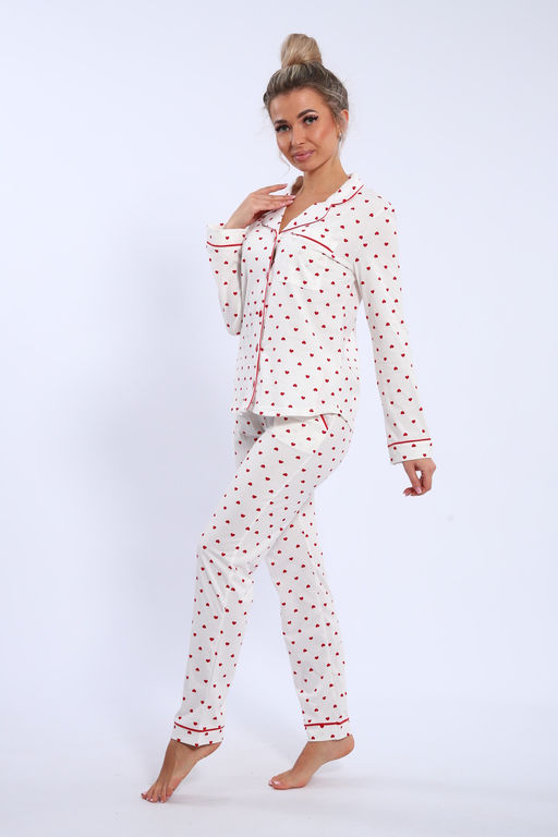 Пижама женская Сердца 46676 - Modalina фото 6