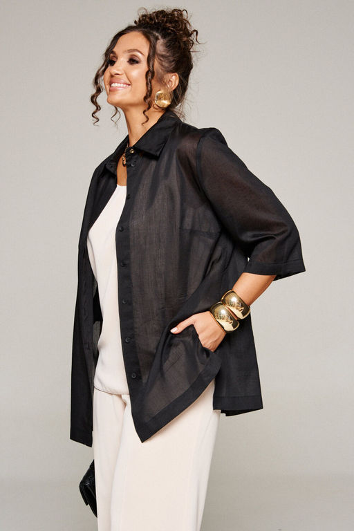 Костюм Beautiful Free 6359 бежевый+чёрный