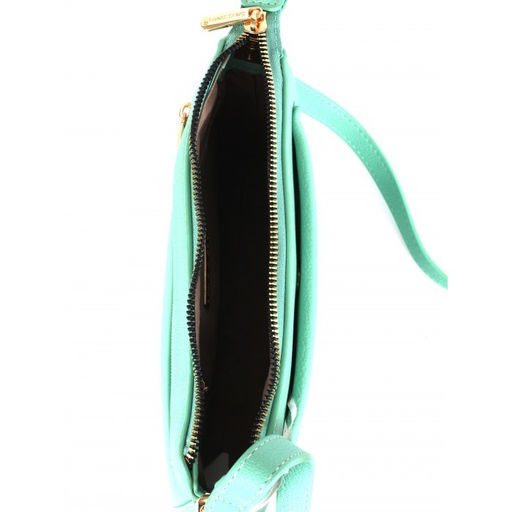 Сумка женская искусственная кожа DJ-СМ 7336-TURQUOISE, 1отд, плечевой ремень, зеленый SALE 263899 - Adelia фото 3