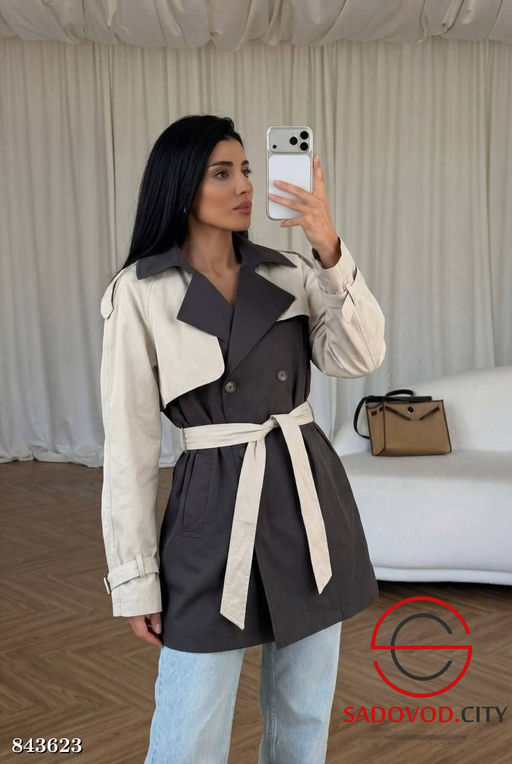 Тренч женский с поясом