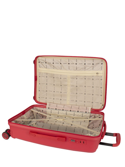 LACCOMA комплект из трех чемоданов ПП6801-Красный PP-пластик полиэстр  фото 6