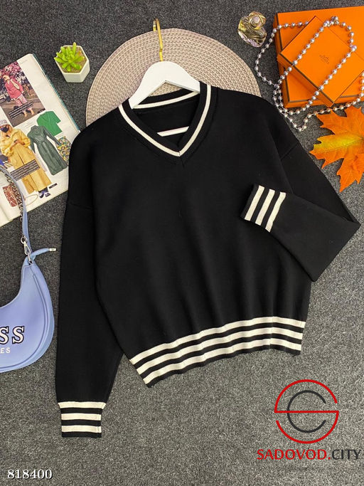 Свитер женский с V-вырезом - Bruno фото 6