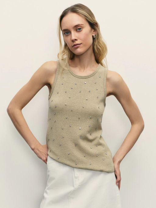 Майка со стразами / Zarina  фото 7