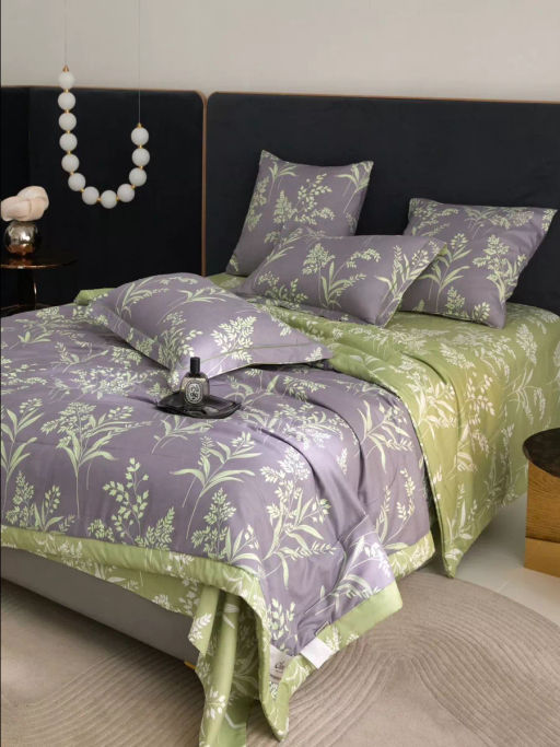 Одеяло Mency двухстороннее с простыней и наволочками ODMENHD12 Семейный фото 6