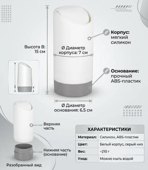 Мусорное ведро в машину в подстаканник