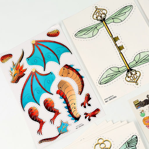 Адвент - календарь «Волшебство», 20 писем, аппликации, роспись, поделки