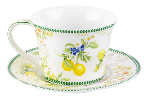 Чайн. пара 2 пр. 270 мл 12,5*9,5*7 см Лимоны NEW BONE CHINA - Elan gallery фото 16