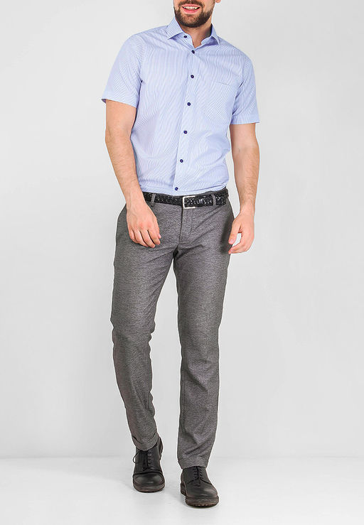 Сорочка мужская короткий рукав GREG 161/109/1102/Z/1  фото 4