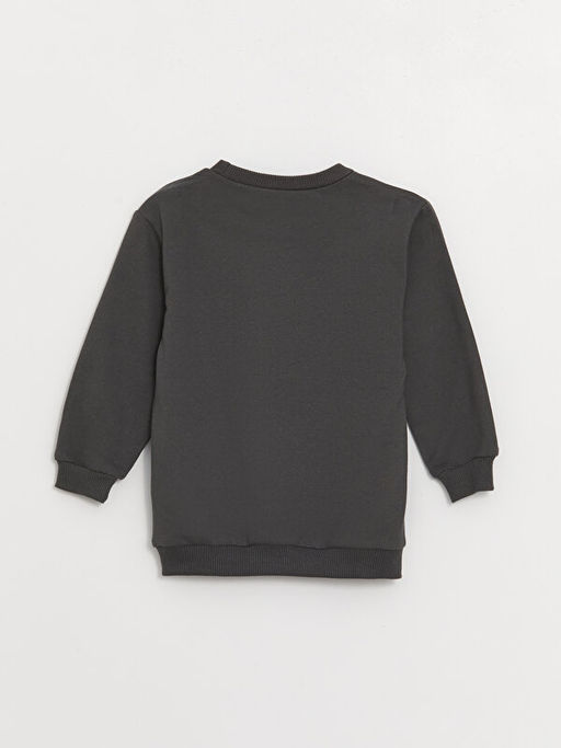 Bisiklet Yaka Uzun Kollu Bask?l? Erkek Bebek Sweatshirt 2li - Waikiki фото 3