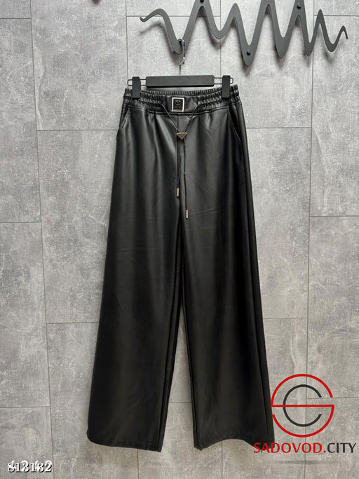 Брюки теплые из матовой экокожи - Bruno фото 2